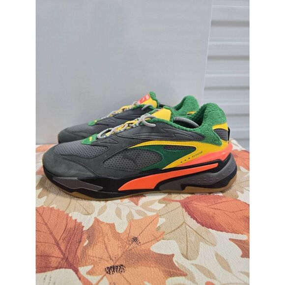 Size 12 - PUMA RS Fast Eat Ur Veggies Men's Running Shoes - Picture 1 of 8